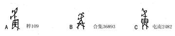 甲骨文“廬”字